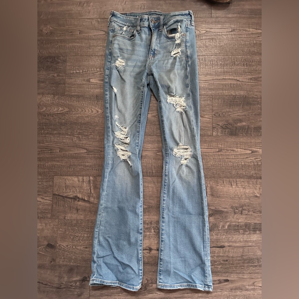 Size 4 women’s bootcut American eagle jeans
